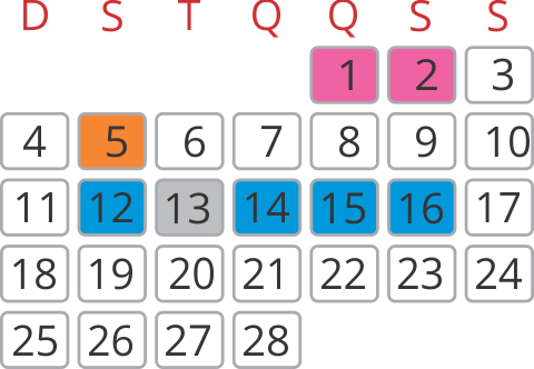 fevereiro 2018 calendario fevereiro 2018