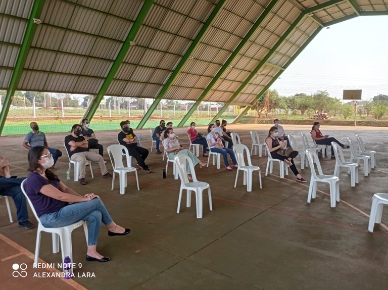 Reunião entre a equipe da reitoria do IFMS e servidores do Campus Dourados Reunião entre a equipe da reitoria do IFMS e servidores do Campus Dourados