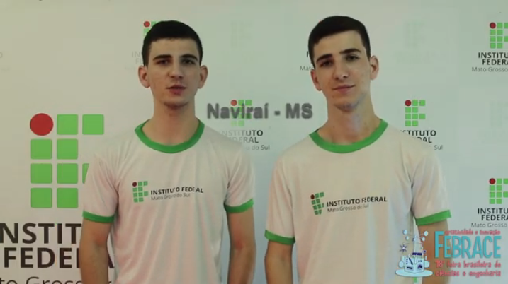 Estudantes do IFMS participam da Febrace 2020