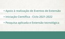 Editais com inscrições prorrogadas Editais com inscrições prorrogadas