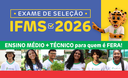 Exame de Seleção 2026