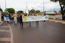 Atividades da campanha foram abertas com uma caminhada pela principal avenida da cidade