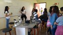 Projetos desenvolvidos por estudantes dos cursos técnicos integrados do campus também foram apresentados