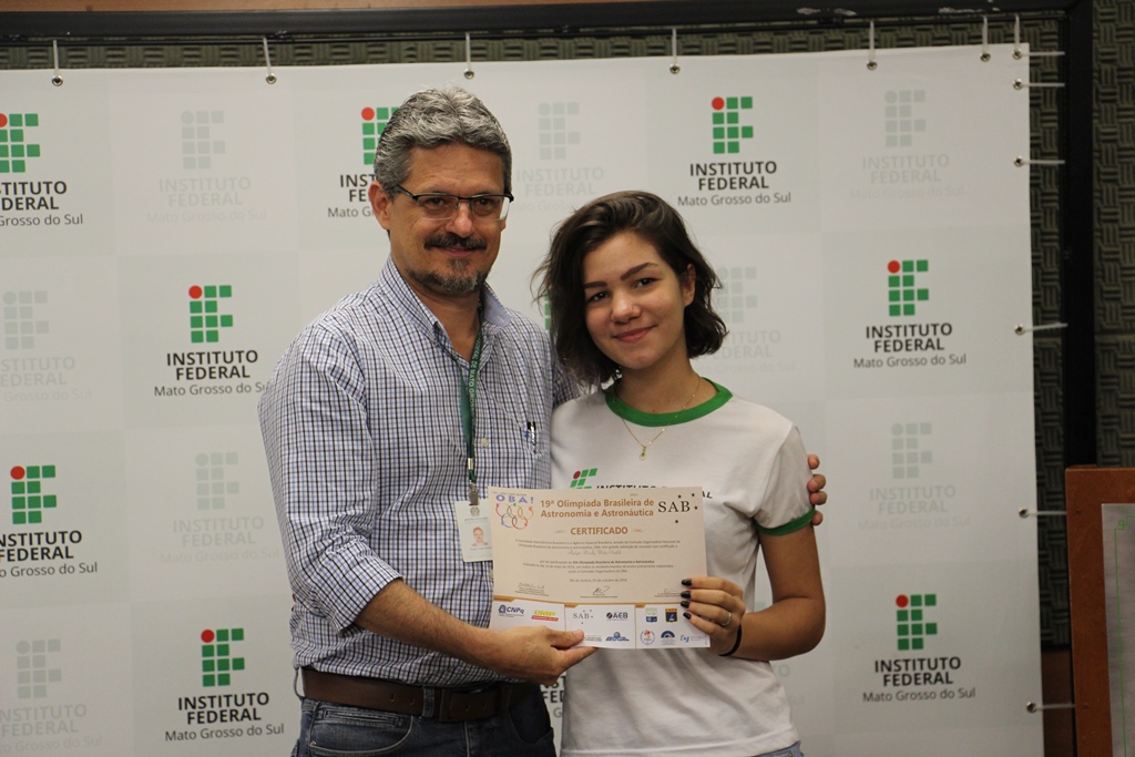 Cerimônia de premiação das olimpíadas de conhecimento 2016