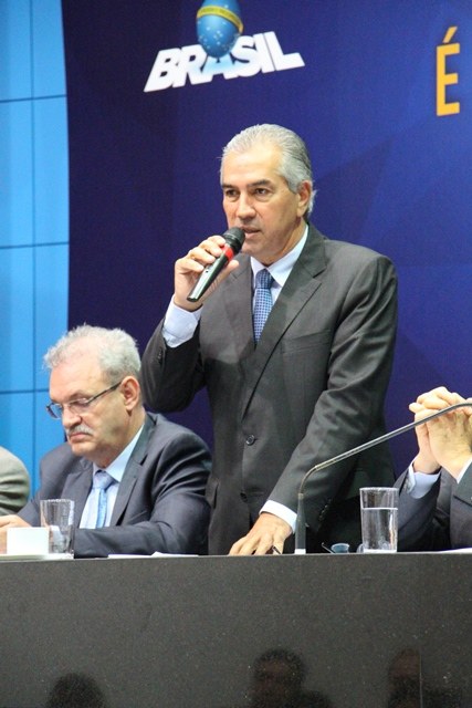 O governador do Estado, Reinaldo Azambuja, ressaltou o ineditismo do Conselho - Foto: Ascom/IFMS O governador do Estado, Reinaldo Azambuja, ressaltou o ineditismo do Conselho - Foto: Ascom/IFMS