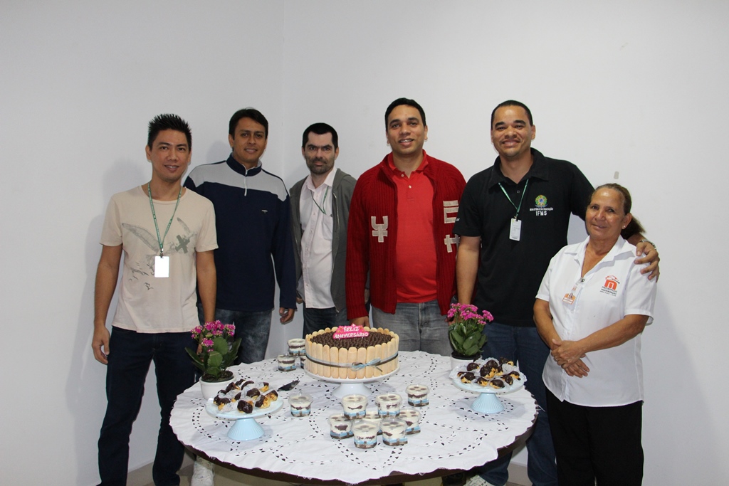 Aniversariantes do mês de julho na Reitoria do IFMS