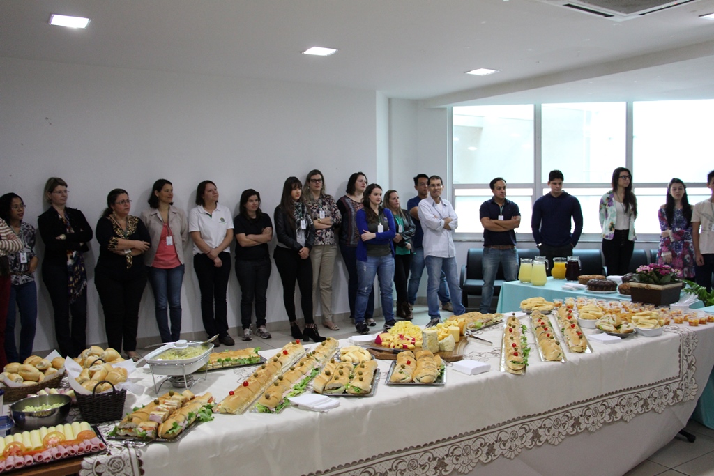Café da manhã do mês de julho em comemoração aos aniversariantes