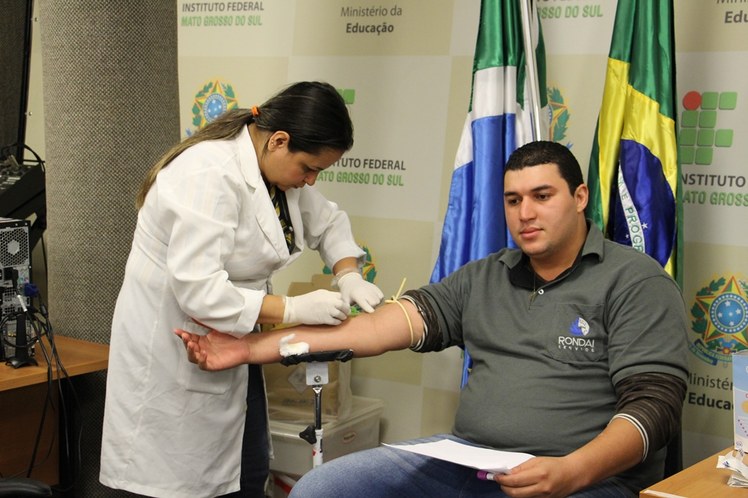 Palestra sobre doação de medula