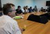 Reitor Luiz Simão Staszczak reunido com gestores do Campus Aquidauana (agosto/2016)