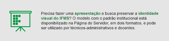 Aviso: Modelo de Apresentação