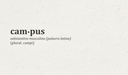 Campus, câmpus ou campi