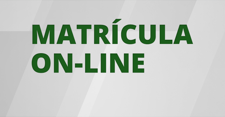 matrícula on-line