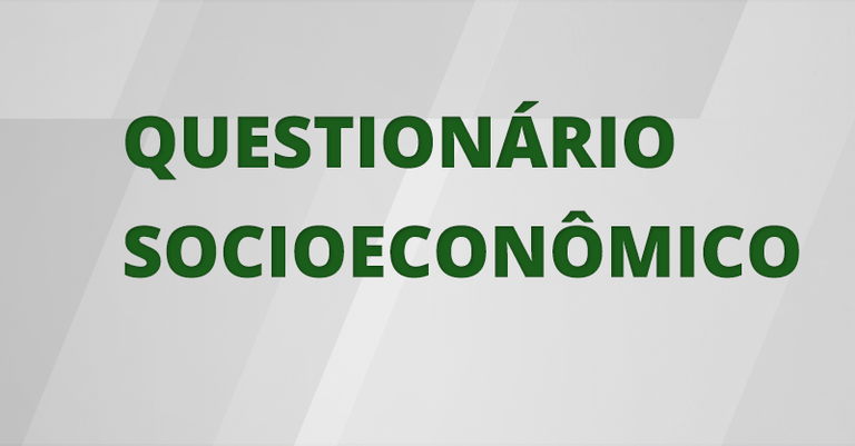 Questionário Socioeconômico