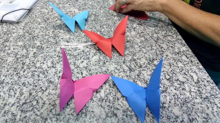  Origami de borboletas