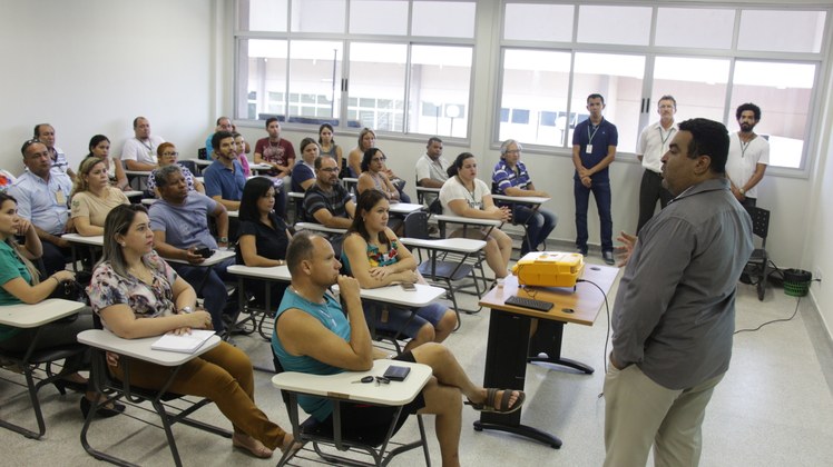 Primeira reunião com os pais dos estudantes do IFMS Campus Corumbá.