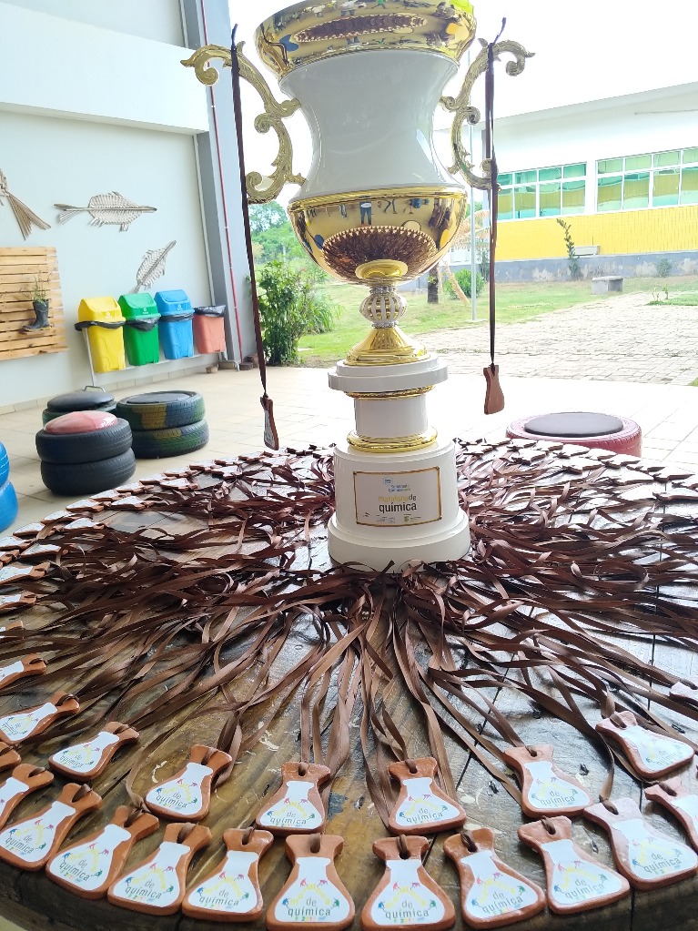 Troféu e medalhas