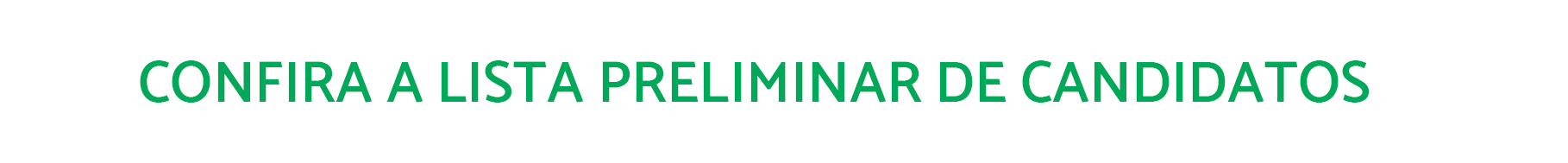 Call to action: Resultado Preliminar