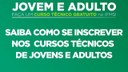 Saiba como se inscrever nos cursos técnicos de Jovens e Adultos do IFMS Saiba como se inscrever nos cursos técnicos de Jovens e Adultos do IFMS