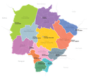 Áreas de abrangência do IFMS