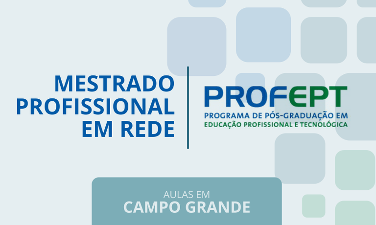 Mestrado Profissional em Rede (ProfEPT)