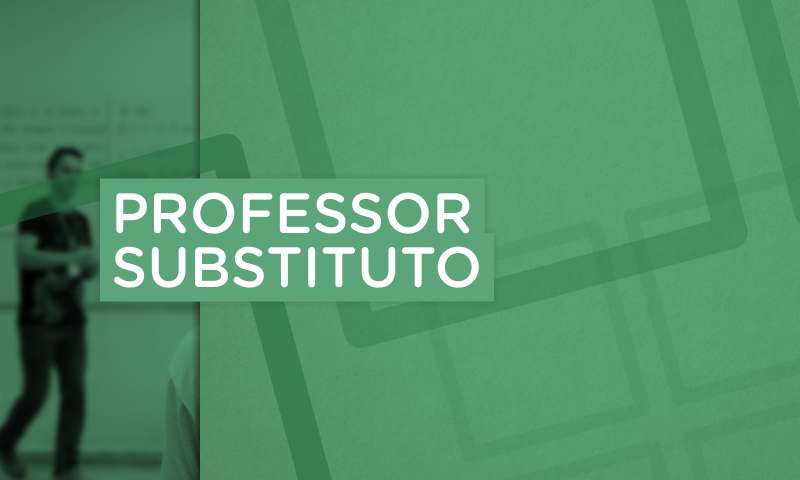 Divulgação Professor Substituto