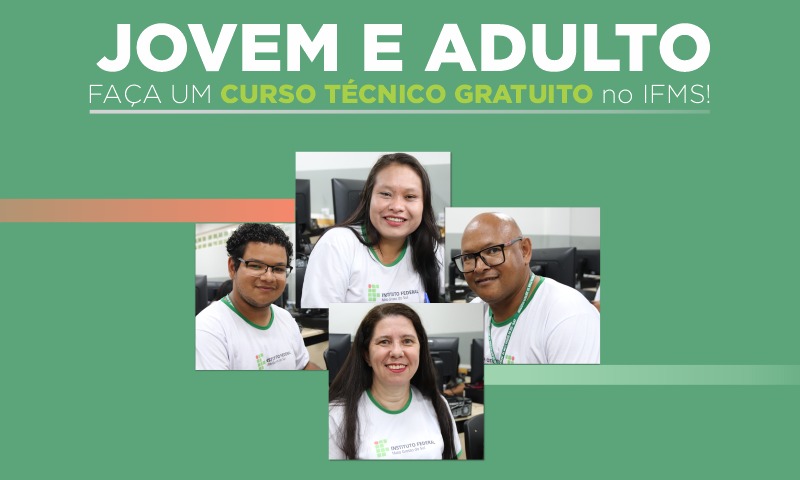 Cursos para jovens e adultos do IFMS