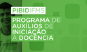 Programa de Iniciação à Docência