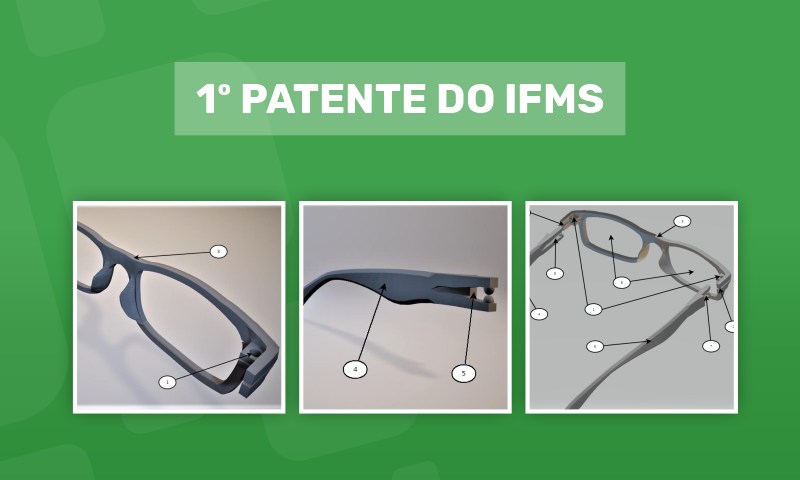 Armação de Óculos Modificável - 1ª Patente do IFMS