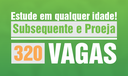 Estude em qualquer idade! Subsequente e Proeja - 320 Vagas