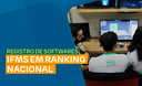 Registro de Softwares - IFMS em ranking nacional