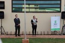 Reitor do IFMS e diretora-geral do campus deram as boas-vindas a estudantes e servidores - Foto: Ascom/IFMS