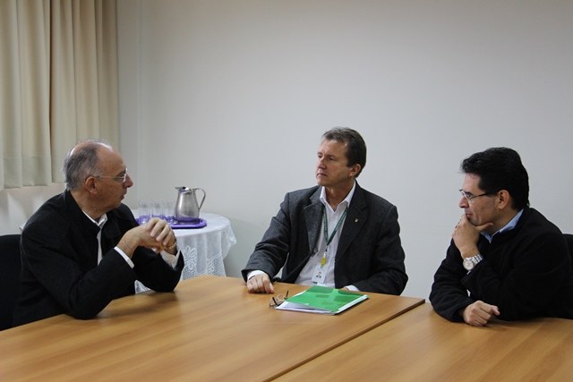 Prefeito de Ponta Porã esteve em visita à unidade do IFMS no município - Foto: Ascom/IFMS