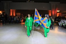 Bandeira de Campo Grande, cidade que sedia o Jifco pela primeira vez.