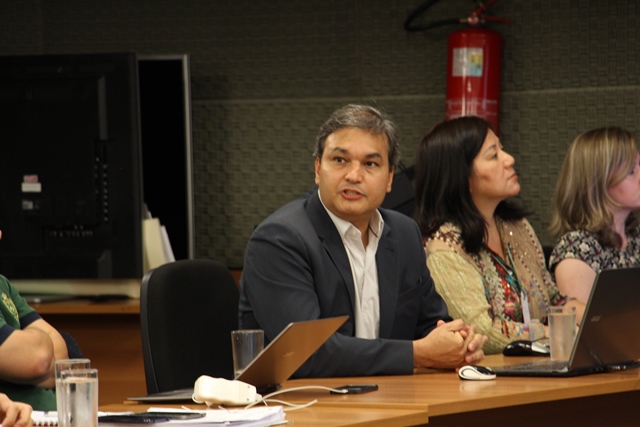 Luciano Toledo, diretor-presidente da Fundação de Apoio ao IFES, fala sobre o trabalho desenvolvido - Foto: Ascom/IFMS