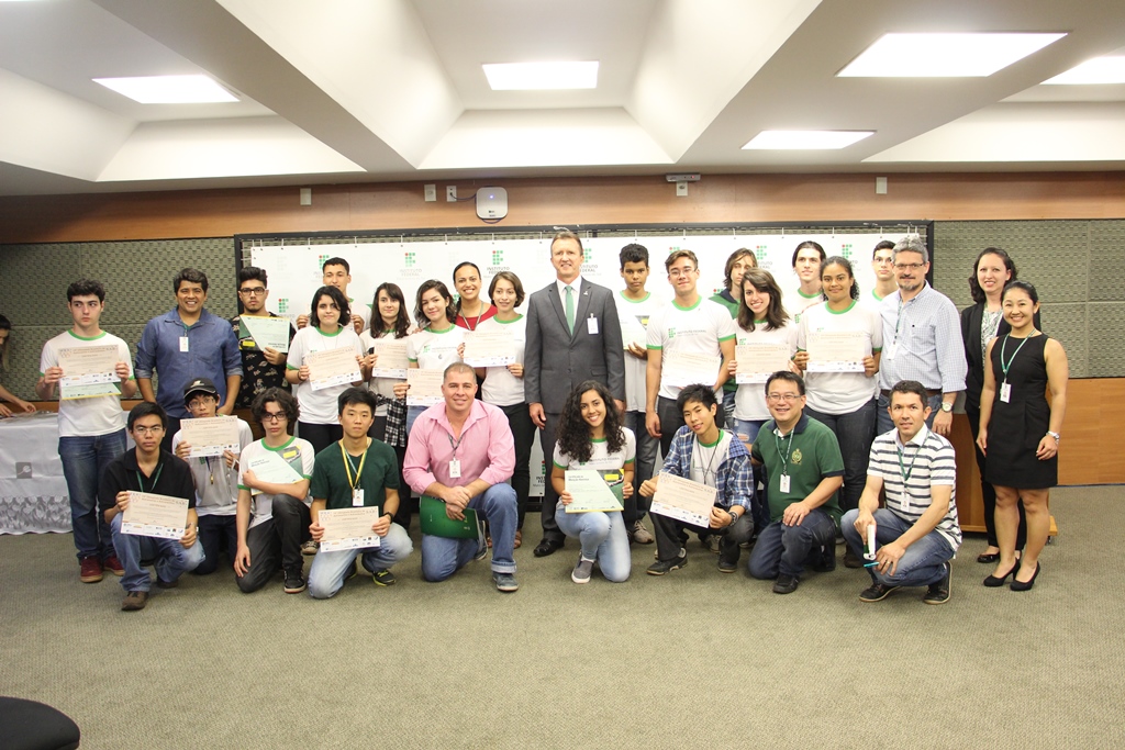 Cerimônia de premiação das olimpíadas de conhecimento 2016