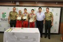 Também participaram da cerimônia estudantes premiados do Colégio Militar de Campo Grande