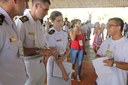 Representantes da Marinha do Brasil visitaram a feira