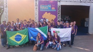 Delegação do estado conquistou 21 prêmios na Febrace - Foto: Delegação IFMS Delegação do estado conquistou 21 prêmios na Febrace - Foto: Delegação IFMS