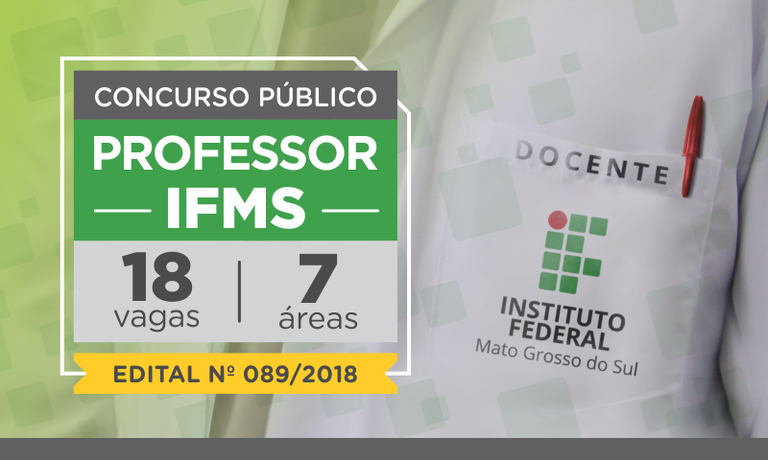 Concurso Público para Docentes do IFMS