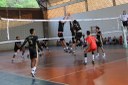 Também no vôlei masculino, as disputas entre IFMS e IFMT empolgaram o público presente.