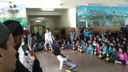 Apresentações de dança fizeram parte da visita a escola municipal. Foto: Campus Campo Grande