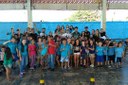 Estudantes da escola municipal assistiram as apresentações. Foto: Campus Campo Grande