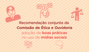 Recomendações para o uso de mídias sociais Recomendações para o uso de mídias sociais